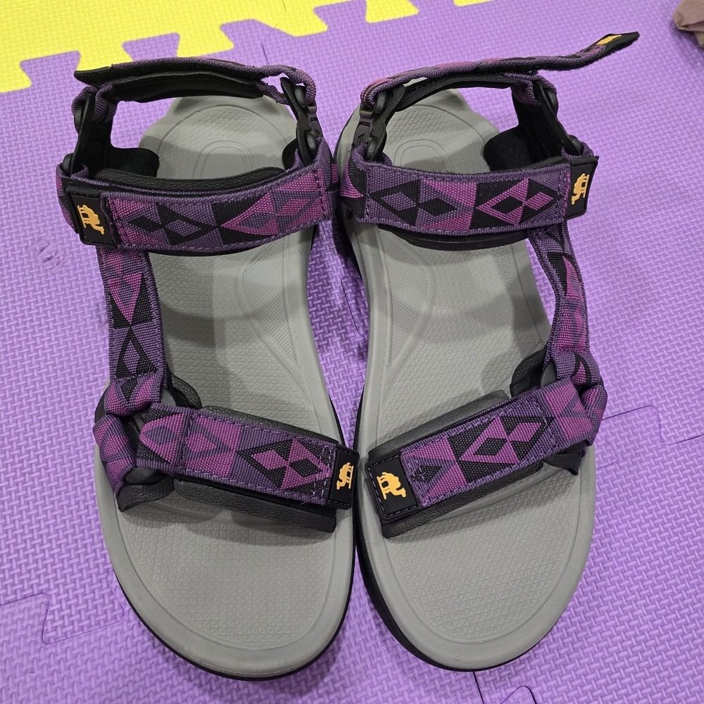 CAMEL CROWN Men's Hiking Sandals - PurplePattern Sport Sandals - US‎ 10 /...